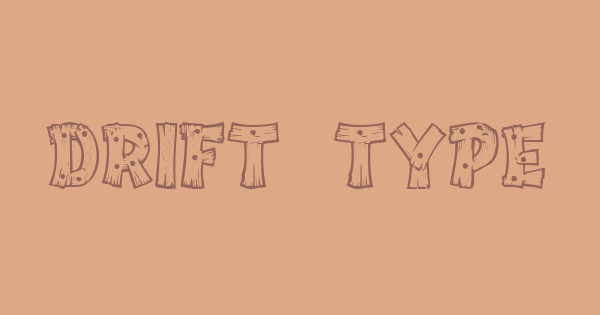 Drift Type font thumb